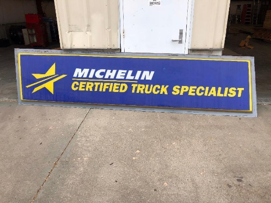 Large Sign, Michelin Certified Truck Specialist, 36" x 144"