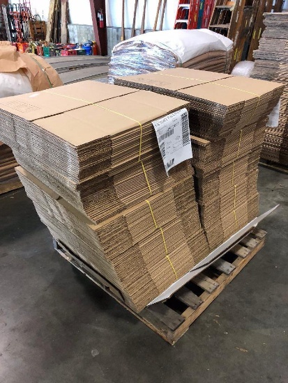 250 Boxes, 10 Bundles of 25, 18" x 12" x 12", w/ Labels