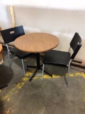 Break Room Table w/ 2 Matching Chairs, Table 30