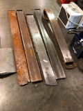 Lot of 5 Fork Lift Extensions and a 