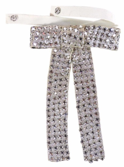 Roy Rogers own personal rhinestone bow tie, comes w/certificate signed by Roy Rogers, Jr.