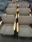 Lot of 6+2 Kimball International Lobby Chairs (2 different patterns)