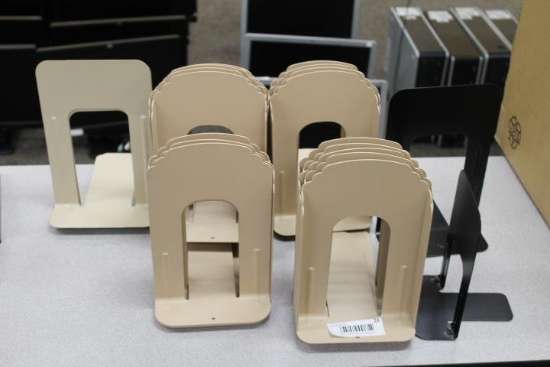 Lot of 24 Misc. Metal Bookends