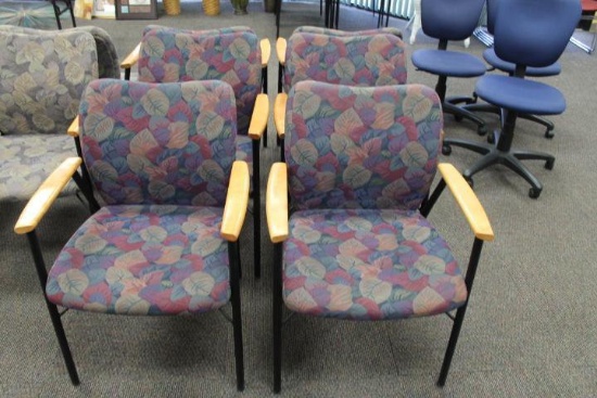 Lot of 6 Kimball International Lobby Chairs