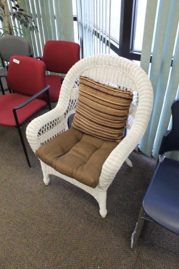 White Wicker Chair