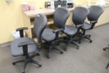 Lot of 3 Rolling Office Chairs