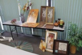 Group of Misc. Home Decor Items Including Vases and Pictures