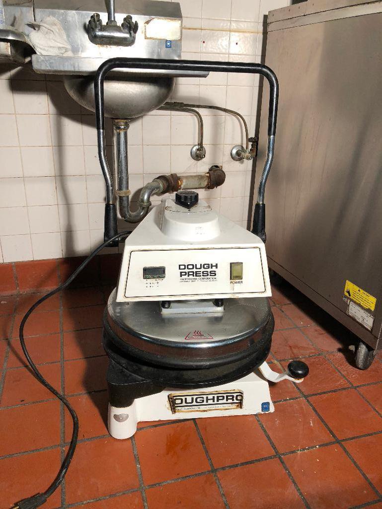 DOUGHPRO Dough Press Manual Pizza Dough Press Proxibid