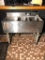 Eagle Stainless Steel Back Bar Two Compartment Sink