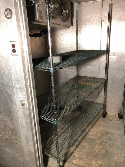 Metro Adjustable Chrome 3...Tier Mobile Shelving Unit with Polyurethane Casters - 24" x 60" x 80"