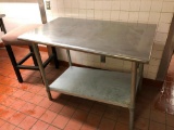 Stainless Steel Prep Table w/ Undershelf, 30