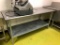 Stainless Steel Prep Table w/Bottom Shelf 72