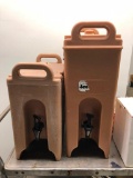 Lot of 2, Cambro Camtainers Insulated Beverage Dispensers