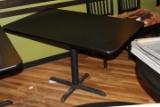 Restaurant Table w/Laminate Top and Cast Iron Base 48