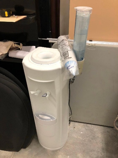 Water Cooler w/ Cups