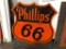 Phillips 66 Double Sided Porcelain Sign, 48