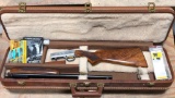 Browning .22 LR Rifle SA-22 Grade 2 w/ Case & Scope, SN: 01577PM246 w/ Engraving & Gold Trigger