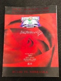 Eric Crouch Signed Rose Bowl Program, Nebraska Cornhuskers Heisman Winner No. 7 Autographed 2002