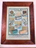 National Biscuit Company Framed Advertising Print, 12