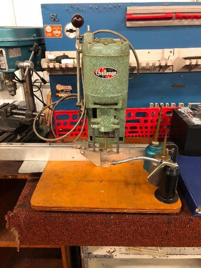 Challenge Paper Drilling Machine Style JO No. 21865, Made in USA