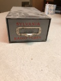 Vintage Sylvania Radio Tubes Metal File Box