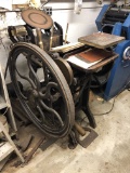 Chandler & Price Jobbing Press c. 1885 - Buyer Responsible for Removal