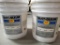 NIB: Rust-Oleum Labor Savor 5 Gallon Bucket, Traffic Zone, Color: Yellow, White, Quantity: 2