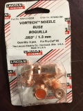 NIB: Lincoln Electric, Vortech Nozzle, Buse .053