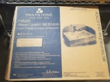 NIB: Swanstone, Palladio Above-Counter Washbasin, Model: WB-2218, Color: Ivory