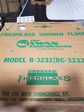 NIB: The Swan Corporation, Shower Floor, Model: R-3232|BC-3232, Color: White