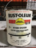 NIB: Rust-Oleum Gallon Paint, Color: Vista Green, Quantity: 6 Cans