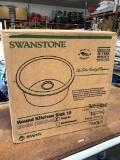 NIB: Swanstone, Round Kitchen Sink 18, Model: KSRB-18