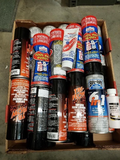 LUBRICANTS TRI-FLO LUCAS TOOL BOX BUDDY BEL-RAY 6-IN-1 FILTER OIL MAGURA BLOOD NO-TOIL RIM GREASE