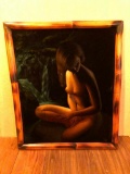 Velvet Nude Painting from the Mai Tai Lounge in Omaha, NE