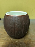 Fog Cutter and Planters Punch Coconut Drink Ceramic Cup, Only One in the Auction, From Mai Tai