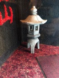 Mt Fuji Inn Entrance Concrete Lantern Outdoor D?cor