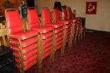 Lot of 38 Stack Chairs from the Mt Fuji Inn and Mai Tai Lounge Omaha, NE