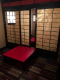 Pair of Vintage Rice Paper Shoji Room Divider Doors from Mount Fuji Inn Omaha, NE