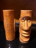 Dead Stock Mt Fuji Inn Mai Tai Lounge Tiki Glass, Color Brown, One of Six New w/ Box, One Tiki Glass