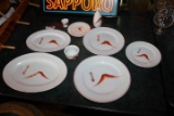 Authentic Mt Fuji Inn Restaurant China Set, Set of 10, Actually Used at Mt Fuji Inn, Omaha, NE