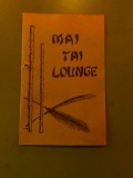 Vintage Mai Tai Lounge Drink Menu