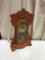 New Haven Kitchen Mantle Clock, Oak Case