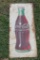 Coca-Cola Bottle Sign, Single Sided Tin c. 1947