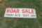 Boar Sale Sign on Masonite