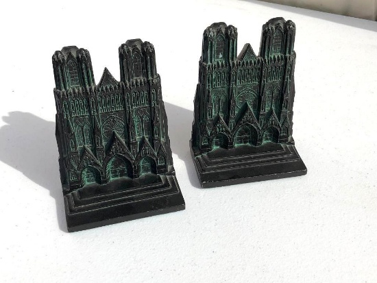 Metal Cathedral Metal Bookends