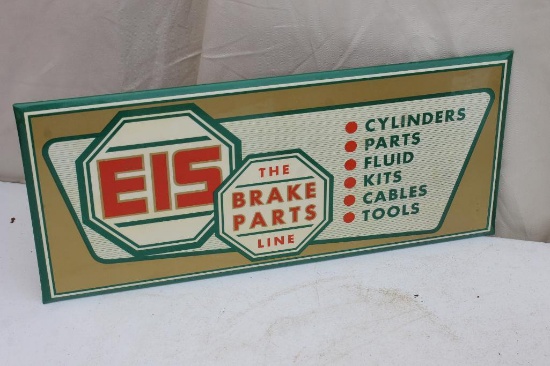 EIS Brake Parts Celluloid Over Tin Sign