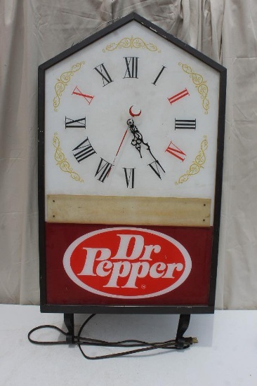 Vintage Dr. Pepper Electric Clock