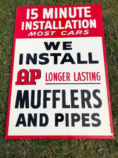 AP Mufflers Sign