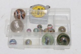 Group of Marbles, Sulphide and Swirls