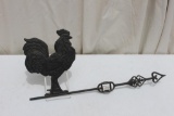 Vintage Cast Iron Zinc. Chicken Weathervane